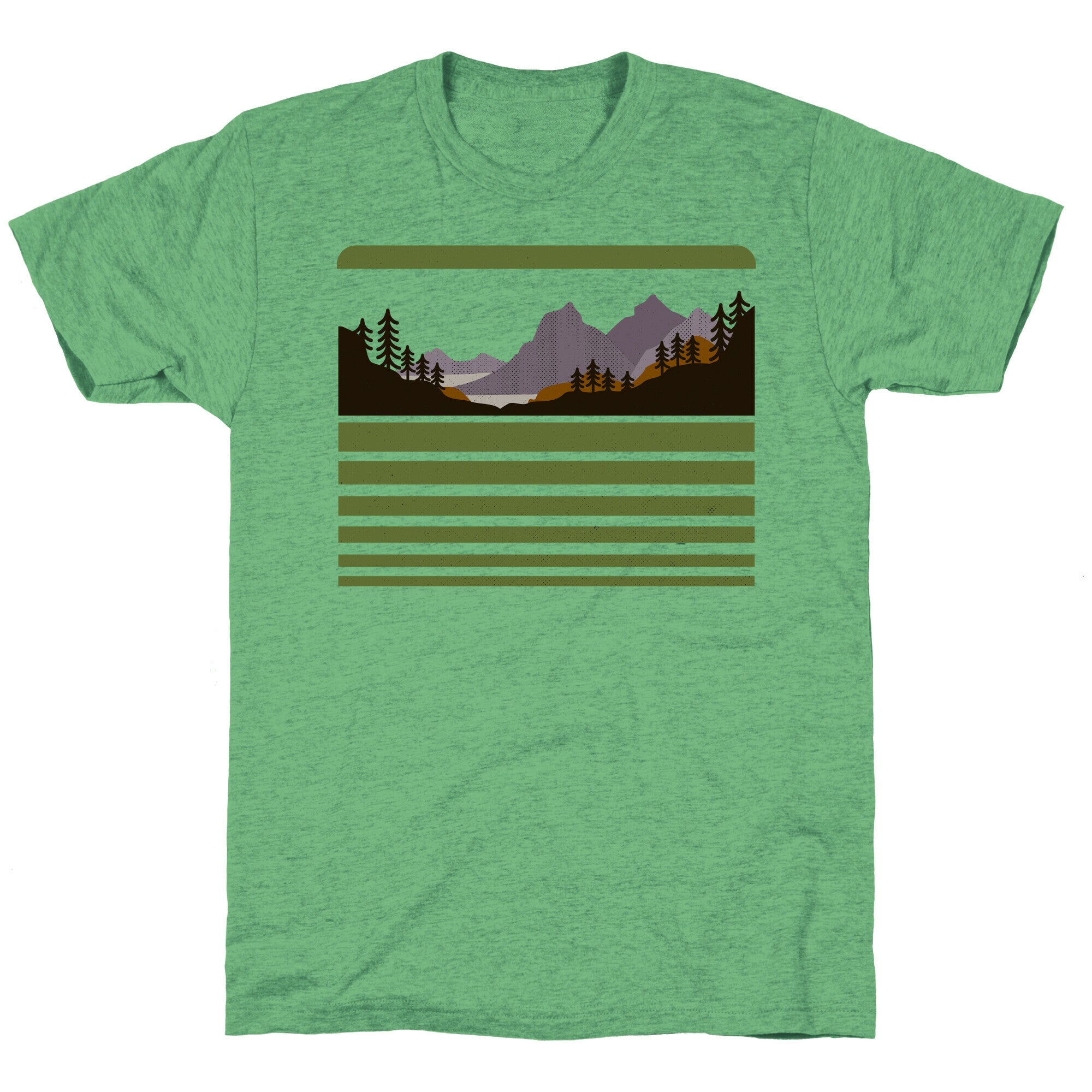 Mountain Landscape Unisex Triblend Tee